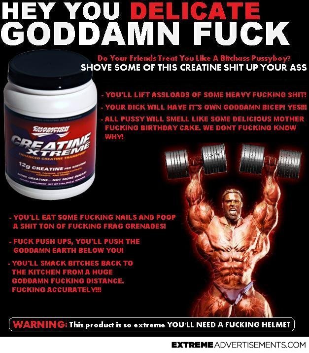 Do you guys use creatine r steroids